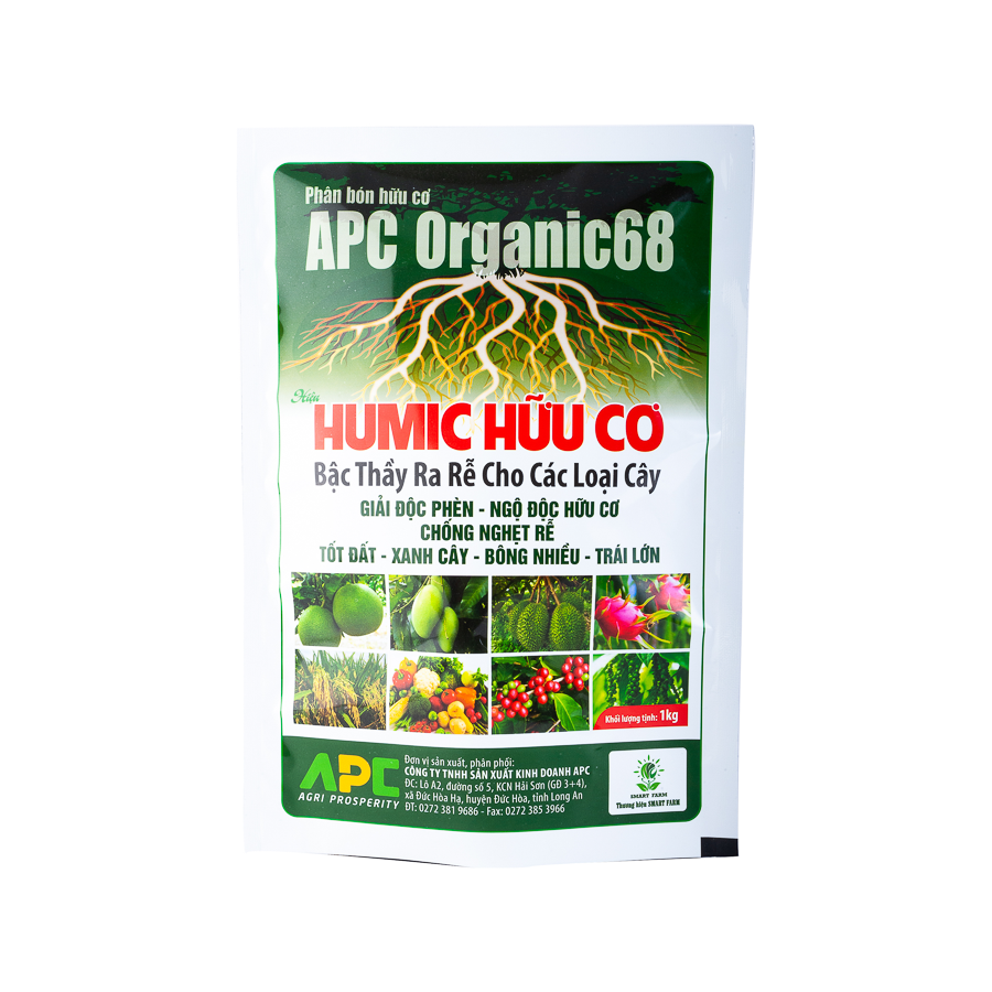 Phân bón hữu cơ APC Organic 68 - Humic hữu cơ giúp kích thích ra rễ cho sen đá
